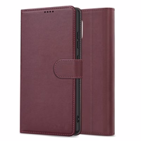 Futrālis Fancy Wallet Samsung S947 S26 Edge bordo krāsā