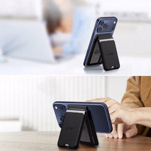 TECH-PROTECT MAGWALLET STAND MAGSAFE UNIVERSAL MAGNĒTISKS KARŠU TURĒTĀJS CARBON