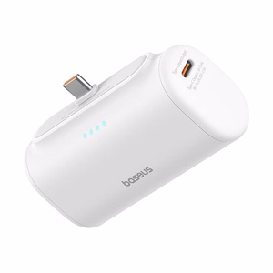 Повербанк Baseus Compact 5000mAh, 20W, USB-C (белый)