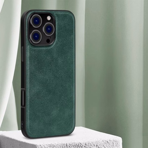 Maciņš X-Level "Earl III Collection" paredzēts Apple iPhone 16 Pro Max tumši zaļš