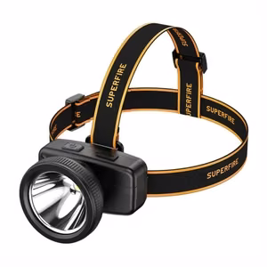 Superfire HL55 galvas lukturītis, 150 lm, USB-C, 4 režīmi, 270 m