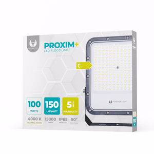 Floodlight LED PROXIM+ 100W 4000K 15000lm 230V IP65 Forever Light 150lm/W 5 years warranty