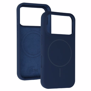 Magsafe Slim Silicone maciņš iPhone 17 tumši zils