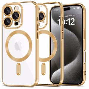 Tech-Protect MagFlex Magnētiskais iPhone 16 Pro viedtālruņa apvalks - zelta