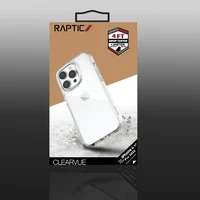 Raptic X-Doria Clearvue Viedtālruņa apvalks iPhone 14 Pro caurspīdīgs