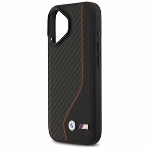 BMW M Carbon Line & Logo MagSafe viedtālruņa apvalks iPhone 17 - sarkans