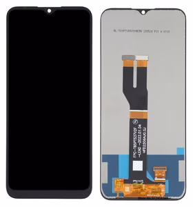 LCD ekrāns Nokia C21 Plus ar skārienjutīgo ekrānu melns ORG