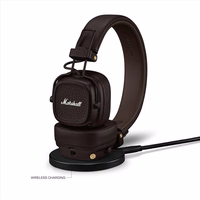 Bezvadu austiņas Marshall Major V On-Ear Bluetooth brūnas