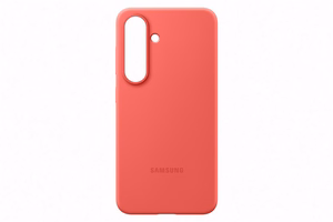 Samsung Silicone Case vāciņš Samsung Galaxy S25 telefonam, sarkans