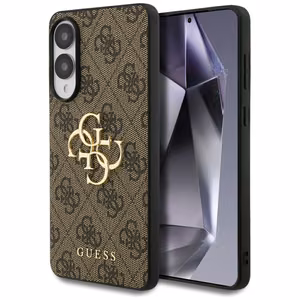 Guess Big 4G Logo Classic Logo apvalks Samsung Galaxy S25 Edge - brūns