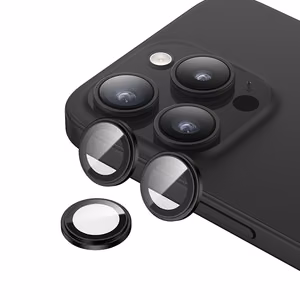 Benks Rūdīts stikls DR Safīra Objektīva Aizsardzība kamerai Iphone 15 Pro/15 Pro Max (3 objektīvi) melns