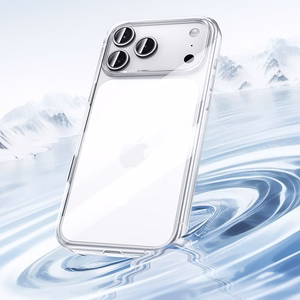 Benks magnētiskais Crystal viedtālruņa apvalks Iphone 17 Pro caurspīdīgs (ar kameras vadības pogu)