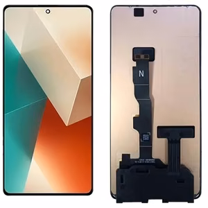 LCD ekrāns Xiaomi Redmi Note 13 5G/Redmi Note 14S ar skārienekrānu melns ORG