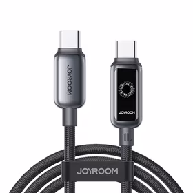 Joyroom S-A55 StarFlight kabelis 100W USB-C - USB-C 1.2m - melns