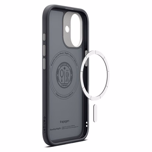 Spigen Nano Pop Mag Чехол совместимый с MagSafe для iPhone 17 Black Sesame