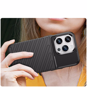 Thunder Case iPhone 14 Pro Max - aizsargapvalks melnas krāsas