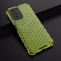 Honeycomb apvalks bruņu apvalks ar TPU buferi Xiaomi Redmi K40 Pro+ / K40 Pro / K40 / Poco F3 zaļš