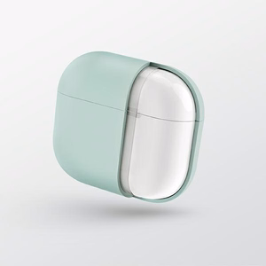 Uniq Lino silikona apvalks AirPods 3 - pelēks