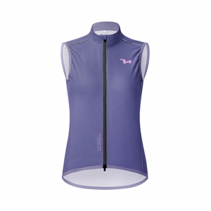 Rockbros MJ008 TVI vēja necaurlaidīga sieviešu velo veste, S izmērs, violeta