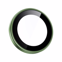 Benks rūdīts stikls Glass Warrior Lens Protector kamerai iPhone 17 (2 lēcas) zaļš