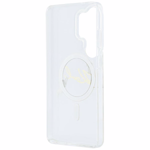 Karl Lagerfeld maciņš IML KC Script MagSafe priekš Samsung Galaxy S26 Ultra caurspīdīgs