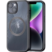 Bruņots apvalks iPhone 15 Plus ar MagSafe Dux Ducis Aimo Mag - melns