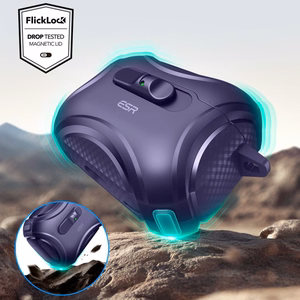 ESR Cyber FlickLock MagSafe Чехол для AirPods Pro 3 - фиолетовый