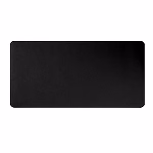 Liels PVC ādas peles paliktnis, 1200x600, melns