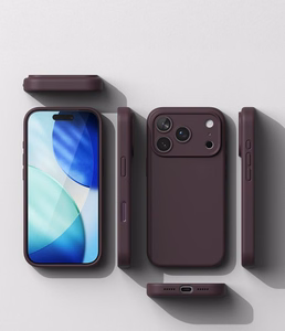 Ringke MagSafe silikona vāciņš modelim iPhone 18 Pro – tumšā ķiršu krāsā