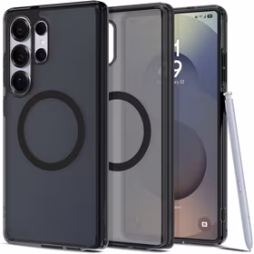 Spigen Ultra Hybrid Magnētiskais viedtālruņa apvalks Samsung Galaxy S25 Ultra - melns