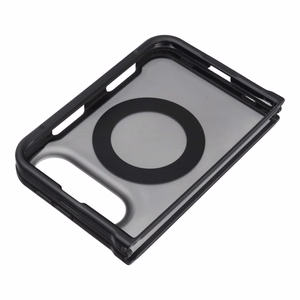 Melns Forcell F-Protect 4sD-i Smoke Hybrid Kickstand Premium vāciņš modelim iPhone Duo, saderīgs ar MagSafe