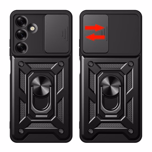 Tech-Protect Camshield Pro viedtālruņa apvalks Samsung Galaxy M35 5G - melns