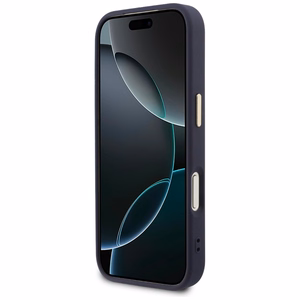 Guess Perforated 4G MagSafe чехол для iPhone 17 Pro Max синий