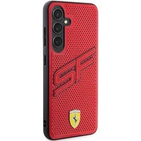 Ferrari Big SF Perforated viedtālruņa apvalks Samsung Galaxy S24+ - sarkans
