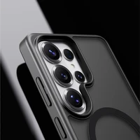 Rock Guard Touch Matēts Series Magnetic Maciņš for Samsung Galaxy S26 Plus melns