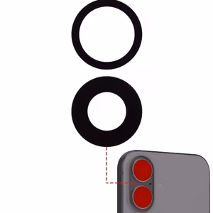 Aizmugurējā kameras lēca saderīga ar Apple iPhone 16 / 16 Plus aizmugurējās kameras lēca (pc) / PREMIUM /