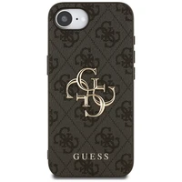 Guess 4G Big Logo apvalks iPhone 16e - Melns