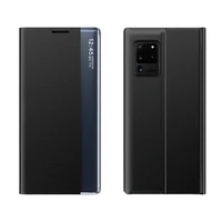 Jauns Sleep apvalks grāmatas tipa apvalks ar statīva funkciju Samsung Galaxy A02s EU melns