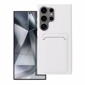 Karteņu viedtālruņa apvalks SAMSUNG S24 Ultra balts