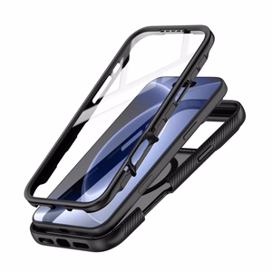 Tech-Protect Defense MagSafe maciņš modelim iPhone 17 Pro Max / 18 Pro Max – matēts melns