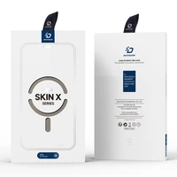 Dux Ducis Skin X Pro apvalks iPhone 14 Plus MagSafe magnētiskais atverams apvalks bēšs