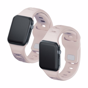 3mk silikona siksniņa Apple Watch, 38/40/41/42 mm, Latte, mazais izmērs