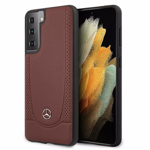 Mercedes Urban Line apvalks Samsung Galaxy S21+ - Sarkans