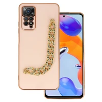 Trend viedtālruņa apvalks Xiaomi Redmi Note 11 Pro/Note 11 Pro 5G dizains 4 gaiši rozā