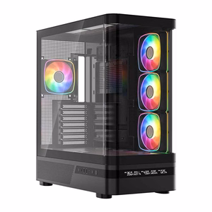 MODECOM Volcano AQ200 ARGB Midi melns