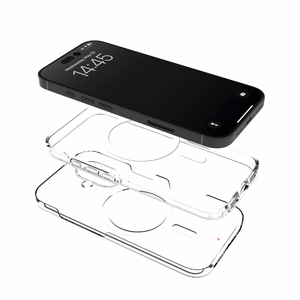 Puro Impact Clear D3O MagSafe silikona viedtālruņa apvalks iPhone 16 Plus - caurspīdīgs
