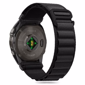 Tech-Protect Neilona Pro siksna Garmin Fenix 5 / 6 / 6 Pro / 7 / 8 (47MM) - melns