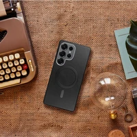 GENTLEMAN MAG COVER Viedtālruņa apvalks saderīgs ar MagSafe SAMSUNG A07 melns