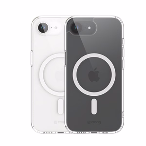 Crong Clear MAG Cover MagSafe vāciņš ierīcei iPhone 17e / 16e, caurspīdīgs