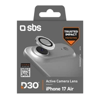 SBS Camera Glass kameras lēcas aizsargstikls ar D3O tehnoloģiju iPhone 17 Air